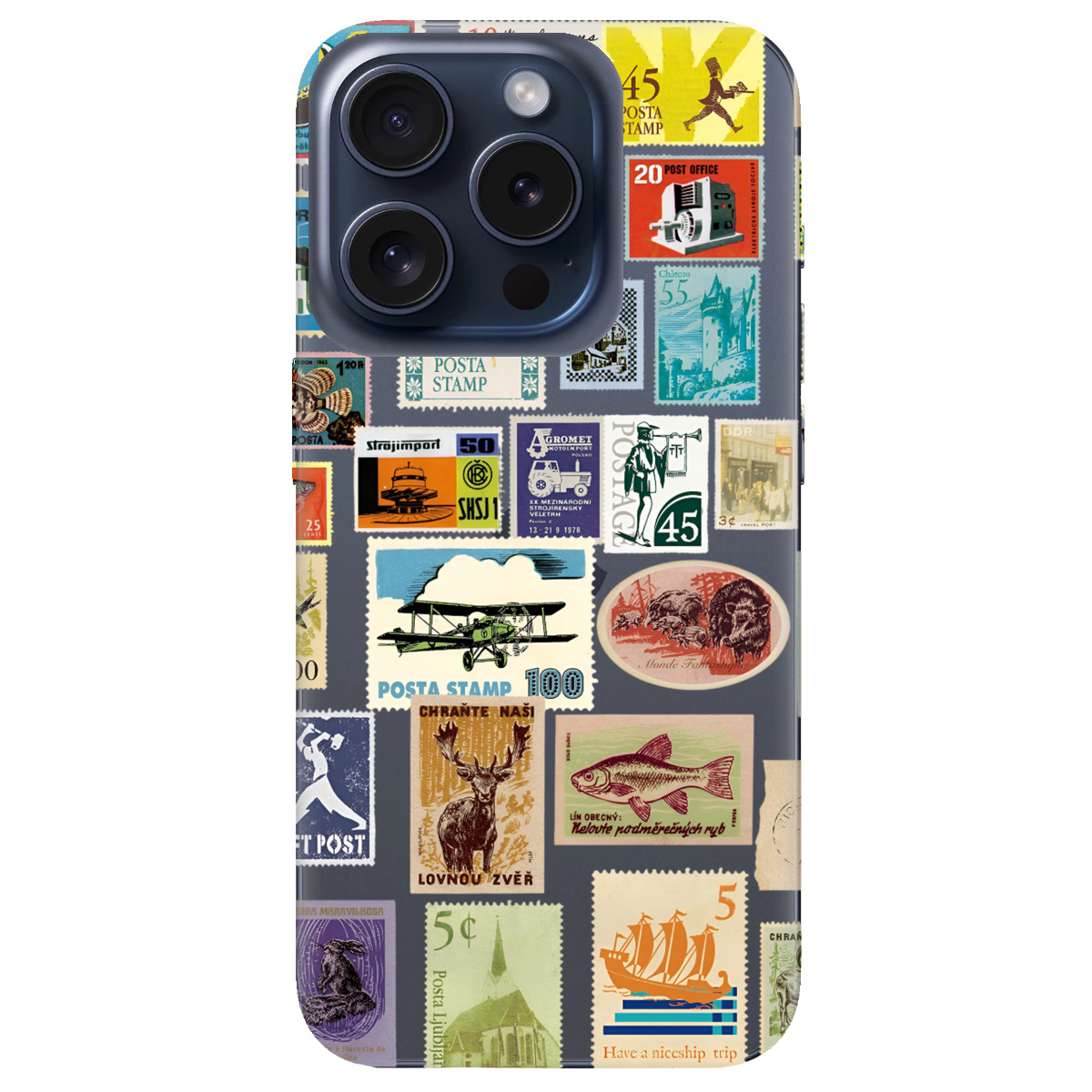 Чохол для Apple iPhone 15 Pro Max Поштова класика - фото 1 Чохол для Apple iPhone 15 Pro Max Поштова класика - фото 1 - Чохли для телефонів