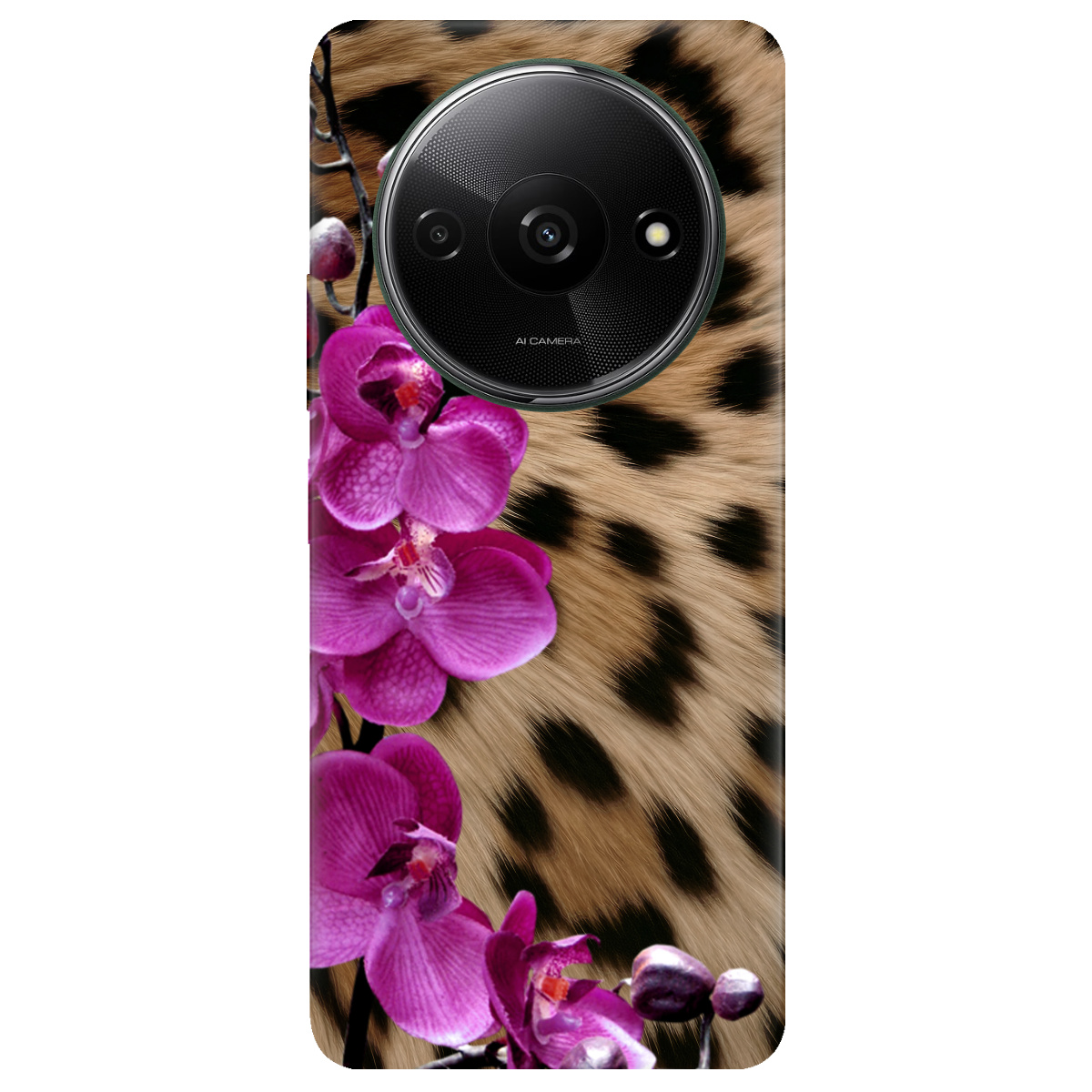 Чехол для Xiaomi Redmi A3 прозрачный Дикая орхидея - фото 1 - Чехлы для телефонов