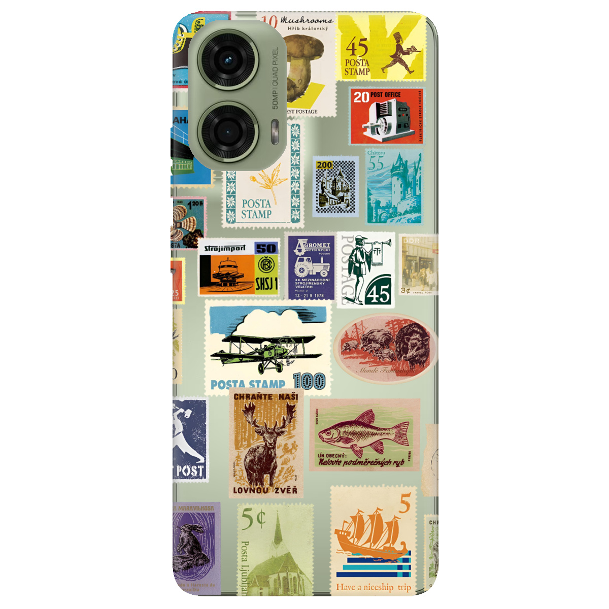 Чехол для Motorola G24 / G04 / E14 Почтовая классика - фото 1 - Чехлы для телефонов