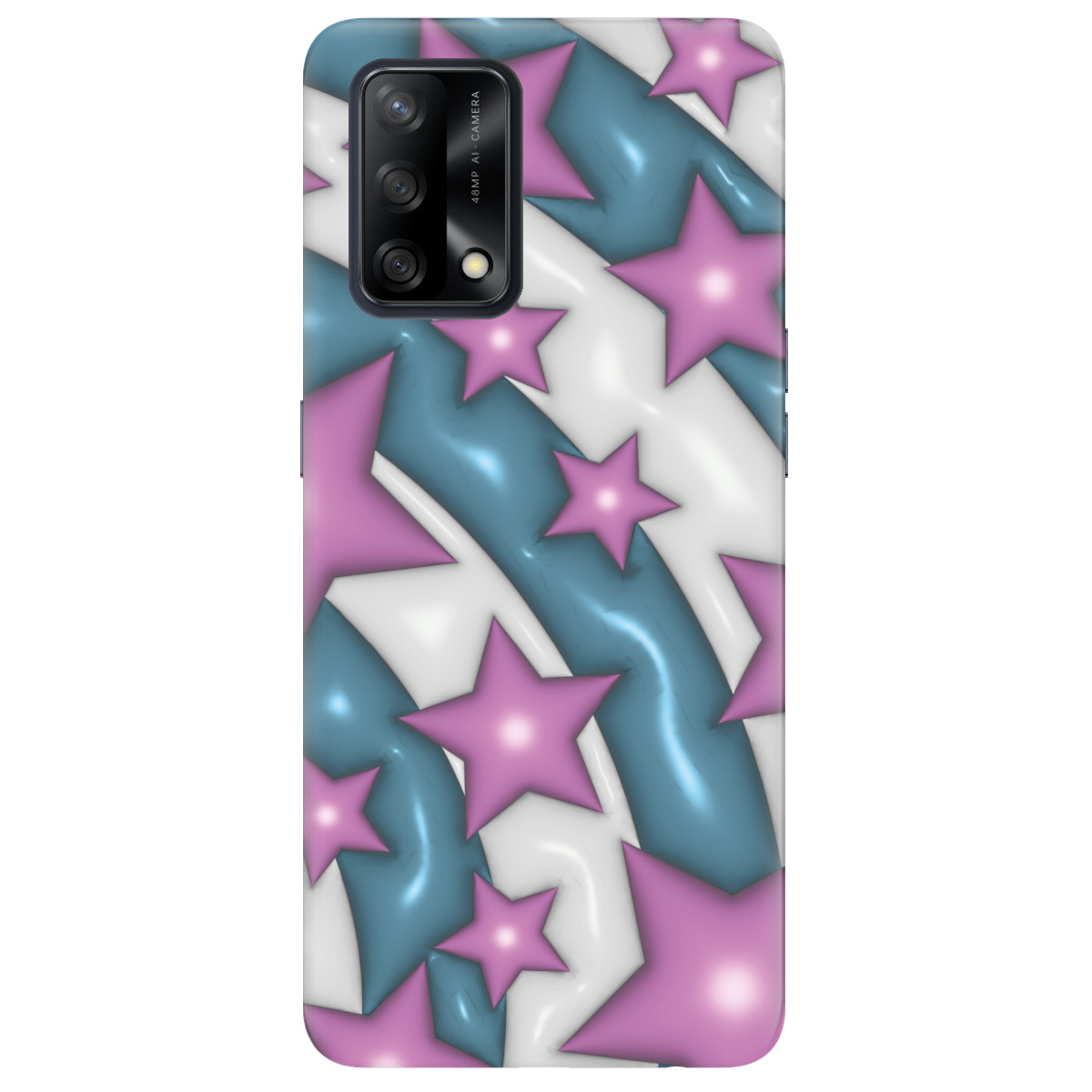 Чехол для Oppo A74 4G Розовое сияние - фото 1 Чехол для Oppo A74 4G Розовое сияние - фото 1 - Чехлы для телефонов