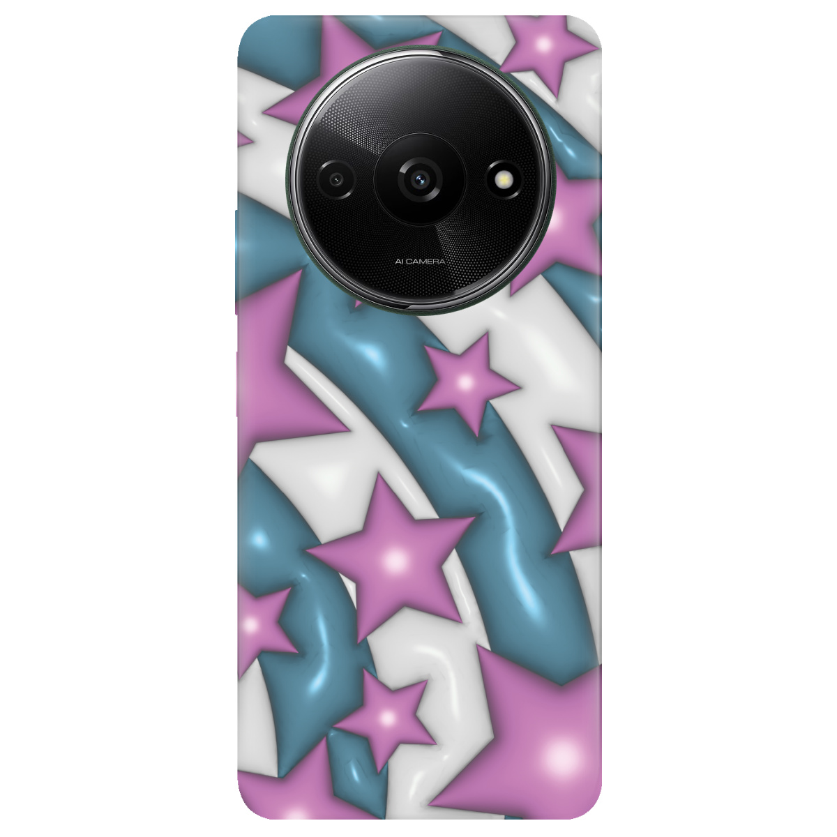 Чехол для Xiaomi Redmi A3 прозрачный Розовое сияние - фото 1 - Чехлы для телефонов