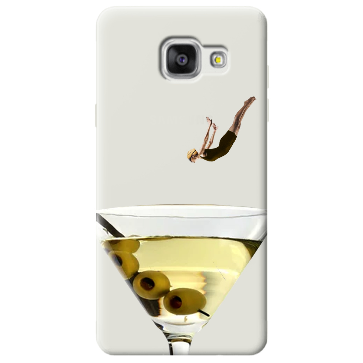 Чохол для Samsung Galaxy A5 2016 напівпрозорий матовий soft touch Пірнай з головою - фото 1 - Чохли для телефонів