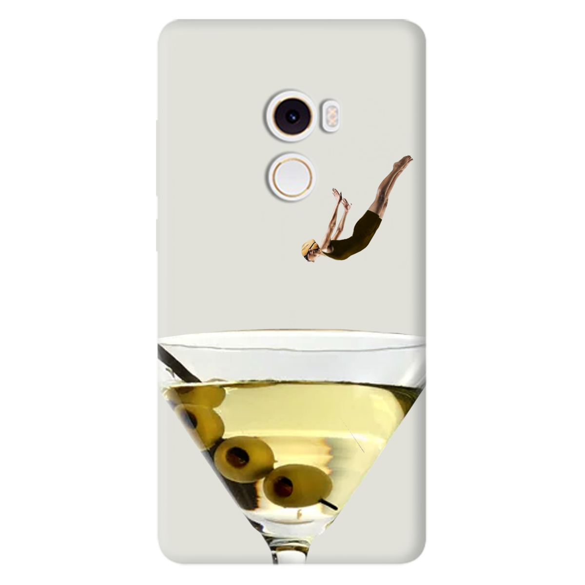 Чохол для Xiaomi Mi Mix 2 напівпрозорий матовий soft touch Пірнай з головою - фото 1 - Чохли для телефонів