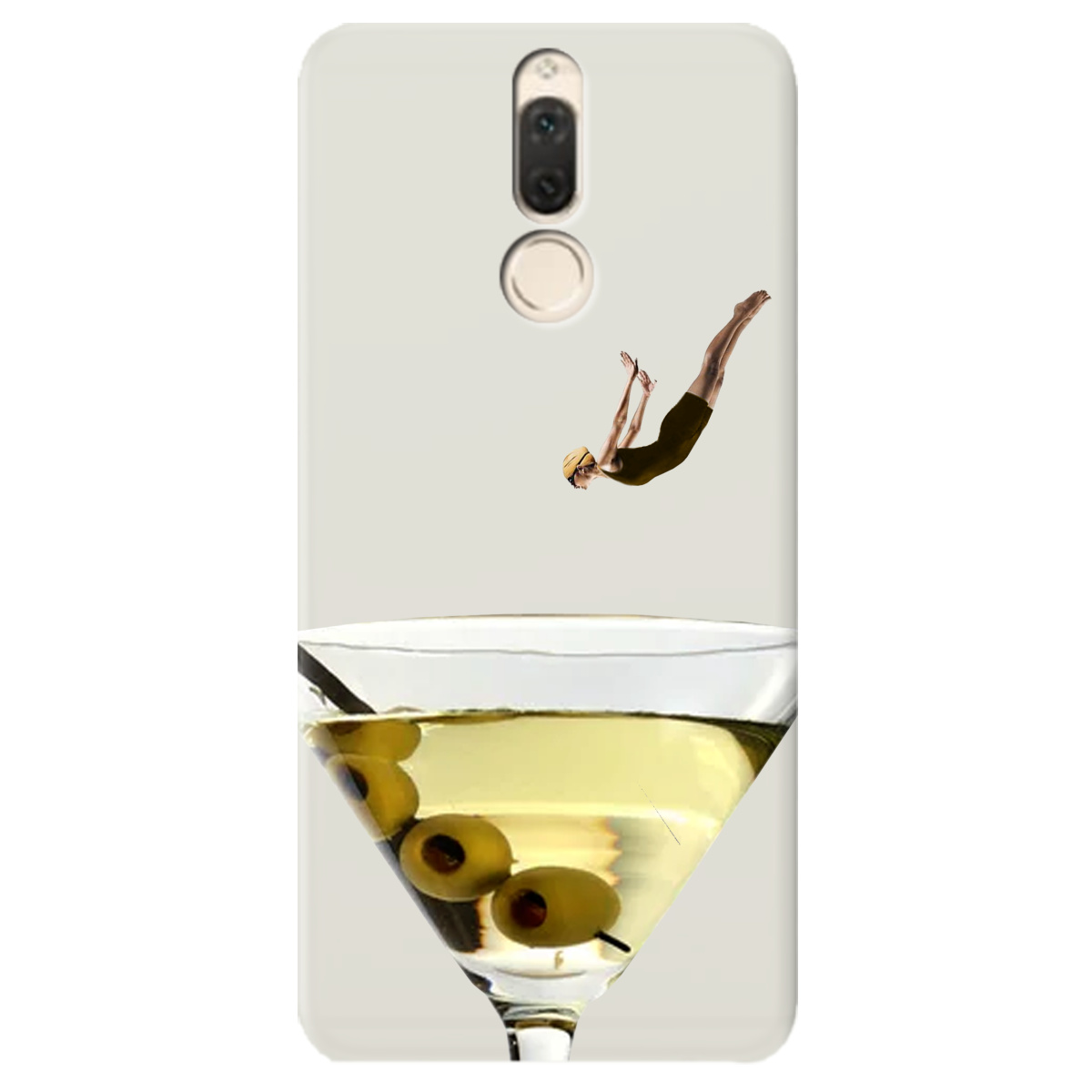 Чохол для Huawei Mate 10 Lite напівпрозорий матовий soft touch Пірнай з головою - фото 1 - Чохли для телефонів