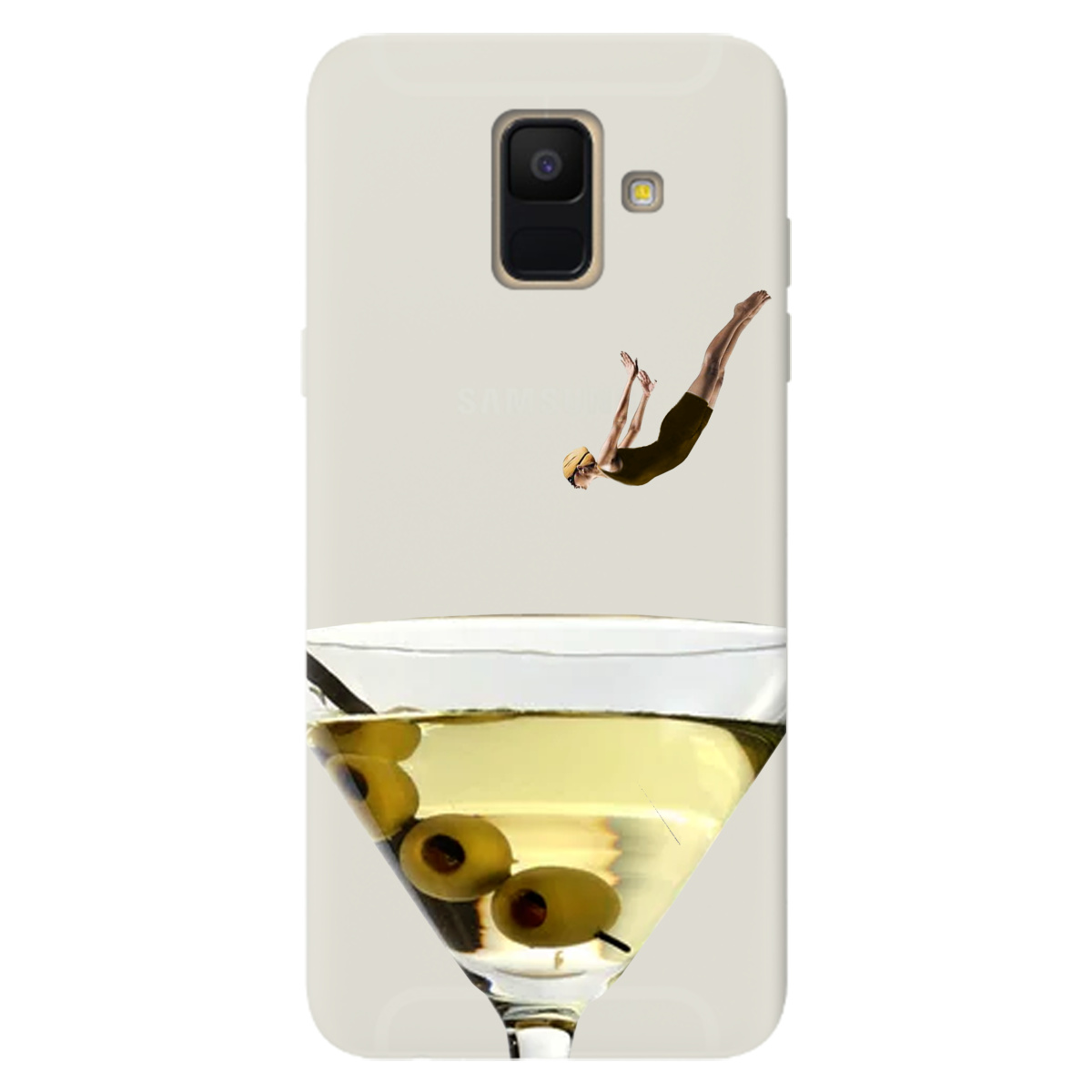 Чохол для Samsung Galaxy A6 2018 напівпрозорий матовий soft touch Пірнай з головою - фото 1 Чохол для Samsung Galaxy A6 2018 напівпрозорий матовий soft touch Пірнай з головою - фото 1 - Чохли для телефонів