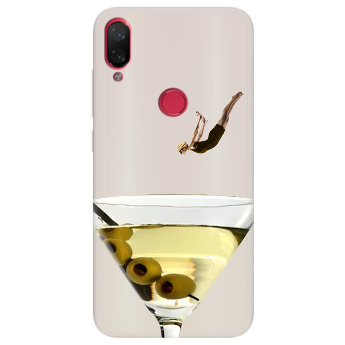 Чохол для Xiaomi Mi Play напівпрозорий матовий soft touch Пірнай з головою - фото 1 - Чохли для телефонів