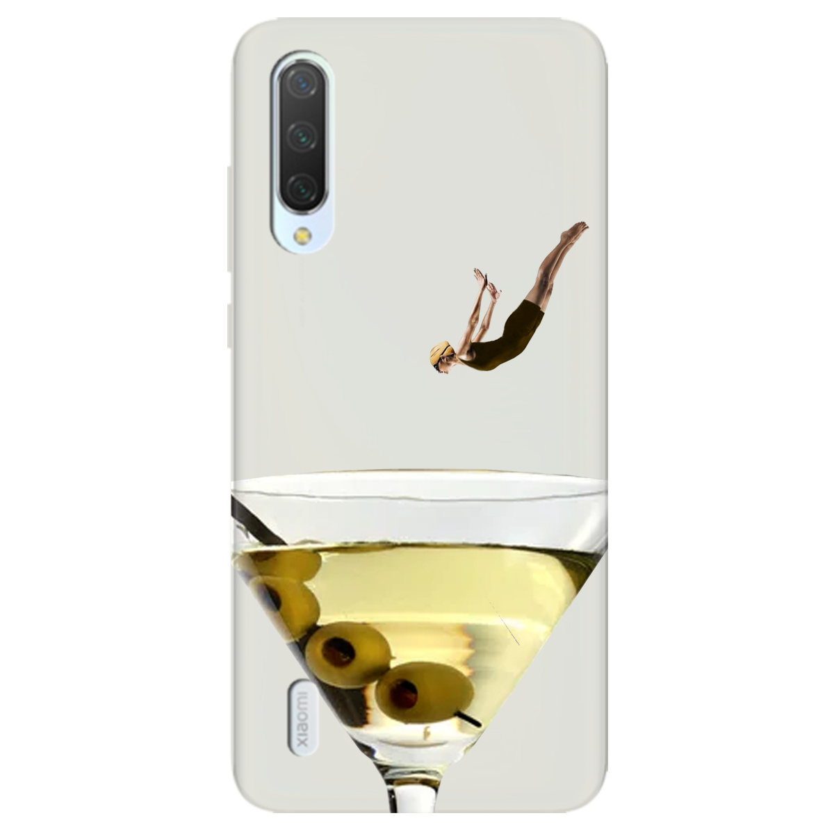 Чохол для Xiaomi Mi 9 Lite напівпрозорий матовий soft touch Пірнай з головою - фото 1 - Чохли для телефонів