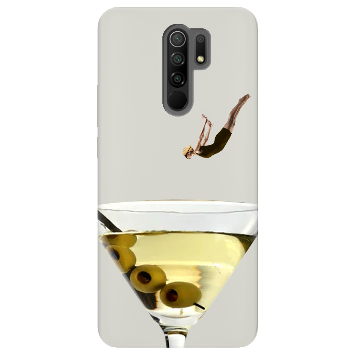 Чохол для Xiaomi Redmi 9 напівпрозорий матовий soft touch Пірнай з головою - фото 1 - Чохли для телефонів