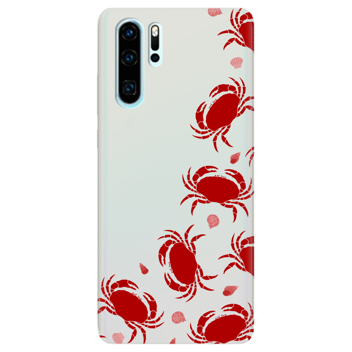 Чохол для Huawei P30 Pro напівпрозорий матовий soft touch Крабове узбережжя - фото 1 - Чохли для телефонів