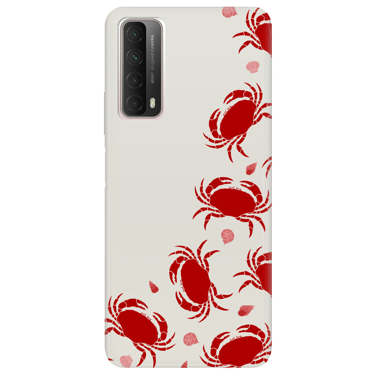 Чехол для Huawei P Smart 2021 полупрозрачный матовый soft touch Крабовое побережье - фото 1 - Чехлы для телефонов