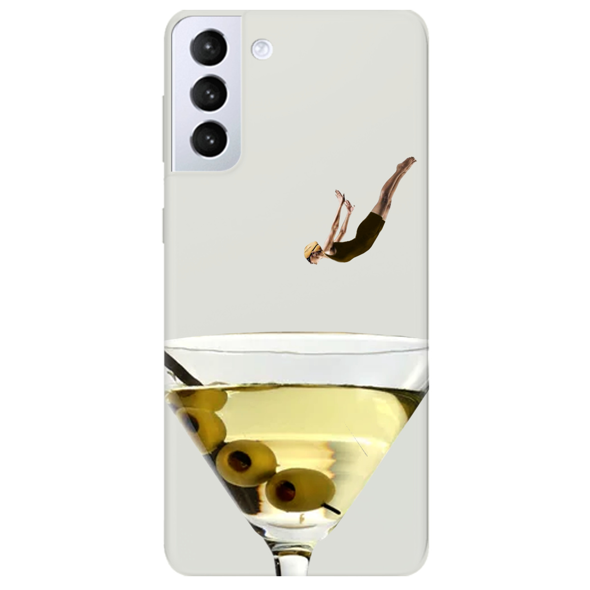 Чохол для Samsung Galaxy S21 напівпрозорий матовий soft touch Пірнай з головою - фото 1 - Чохли для телефонів