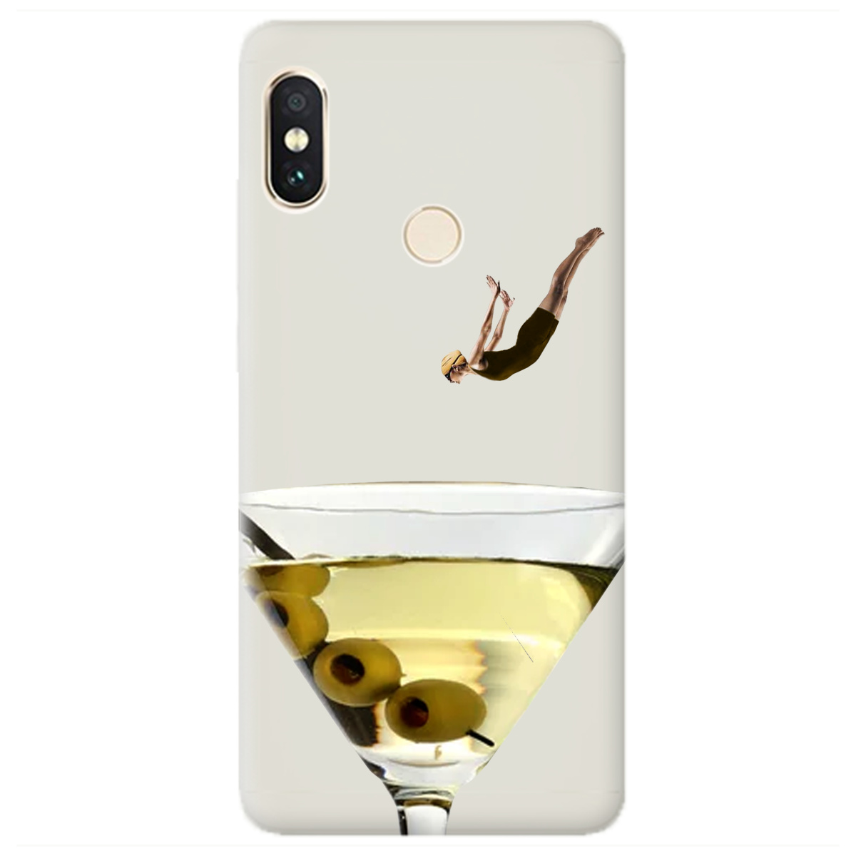 Чохол для Xiaomi Redmi Note 5 напівпрозорий матовий soft touch Пірнай з головою - фото 1 - Чохли для телефонів