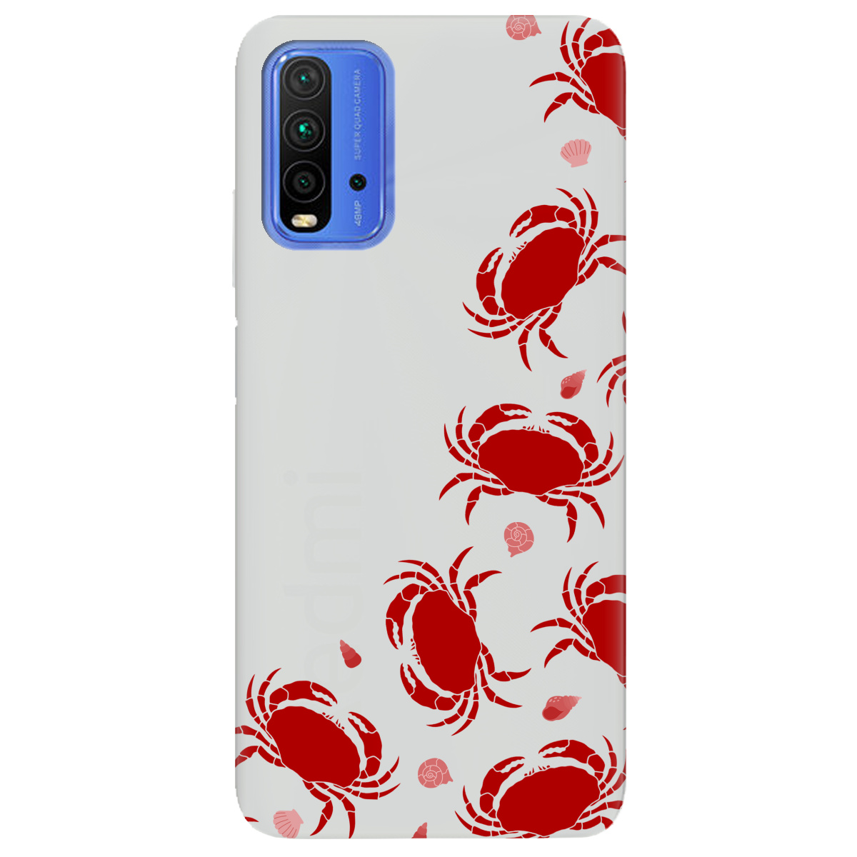 Чехол для Xiaomi Redmi 9T полупрозрачный матовый soft touch Крабовое побережье - фото 1 Чехол для Xiaomi Redmi 9T полупрозрачный матовый soft touch Крабовое побережье - фото 1 - Чехлы для телефонов