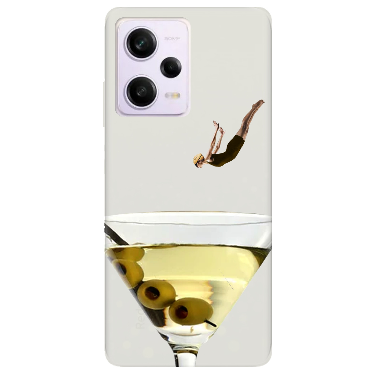 Чохол для Xiaomi Redmi Note 12 Pro 5G напівпрозорий матовий soft touch Пірнай з головою - фото 1 - Чохли для телефонів