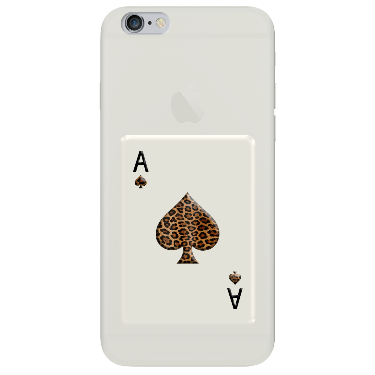 Чехол для Apple iPhone 6 Plus / 6S Plus полупрозрачный матовый soft touch Карта хищника - фото 1 - Чехлы для телефонов