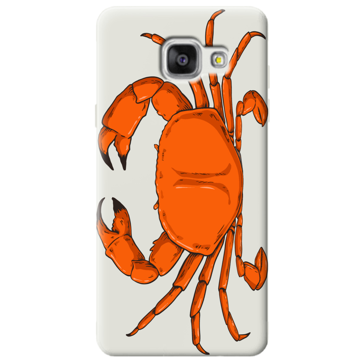 Чохол для Samsung Galaxy A5 2016 напівпрозорий матовий soft touch Підводні клешні - фото 1 - Чохли для телефонів