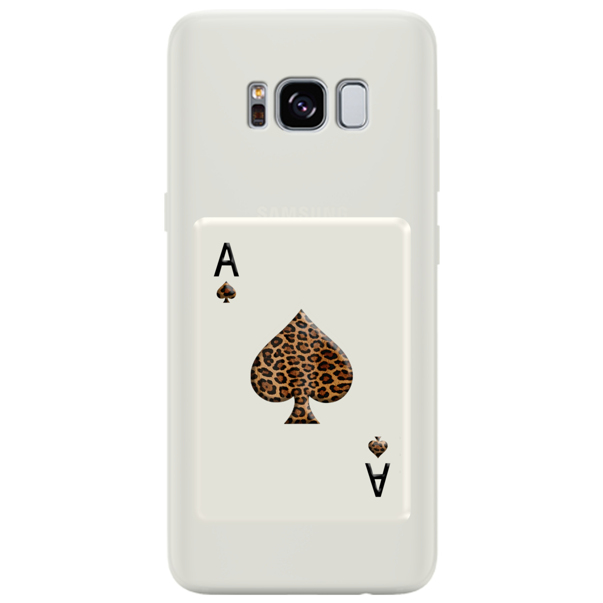 Чехол для Samsung Galaxy S8 полупрозрачный матовый soft touch Карта хищника - фото 1 - Чехлы для телефонов