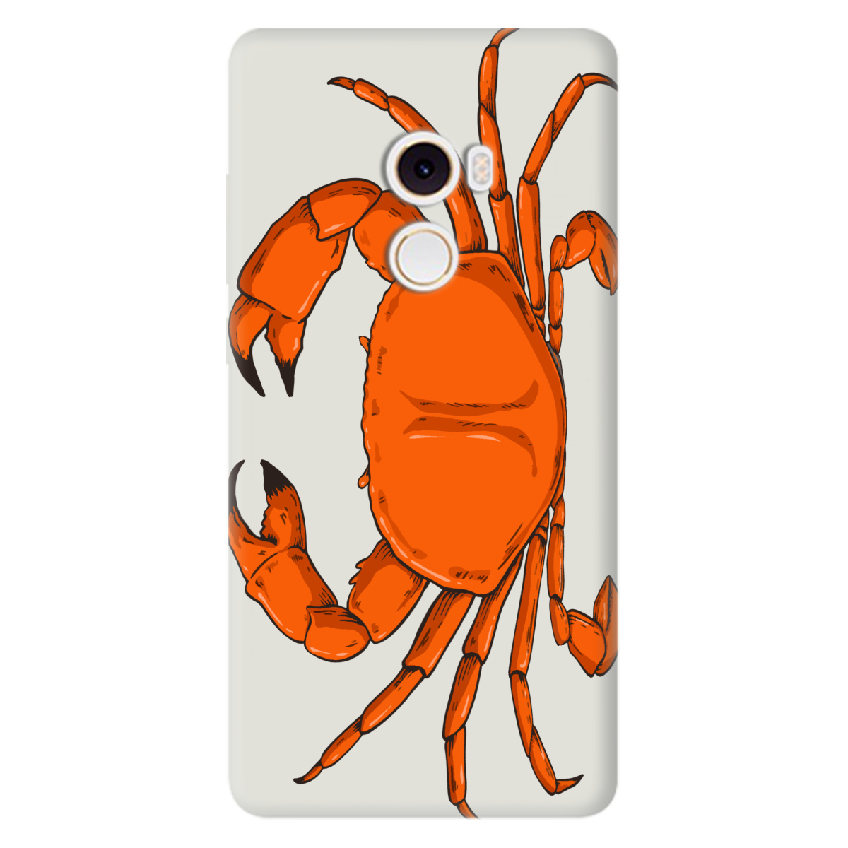 Чохол для Xiaomi Mi Mix 2 напівпрозорий матовий soft touch Підводні клешні - фото 1 - Чохли для телефонів