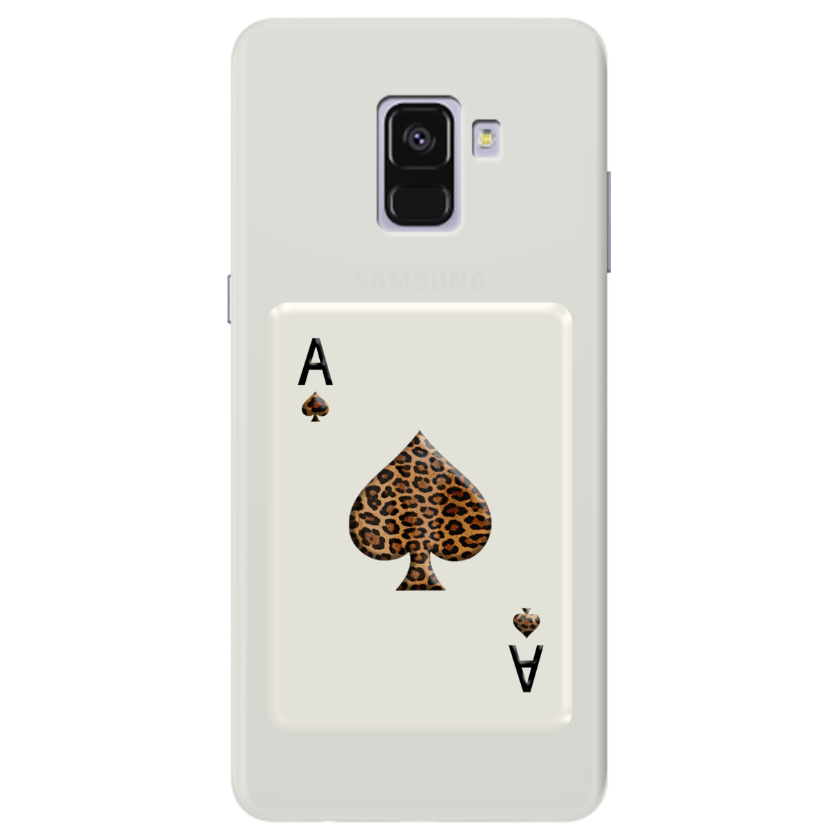 Чохол для Samsung Galaxy A8 2018 напівпрозорий матовий soft touch Карта хижака - фото 1 - Чохли для телефонів
