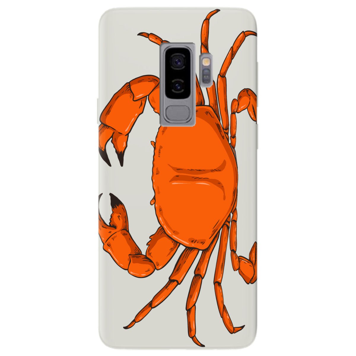 Чохол для Samsung Galaxy S9 Plus напівпрозорий матовий soft touch Підводні клешні - фото 1 - Чохли для телефонів