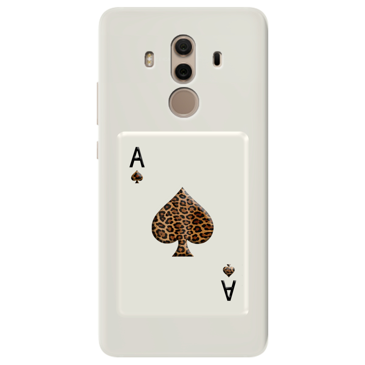 Чехол для Huawei Mate 10 Pro полупрозрачный матовый soft touch Карта хищника - фото 1 - Чехлы для телефонов