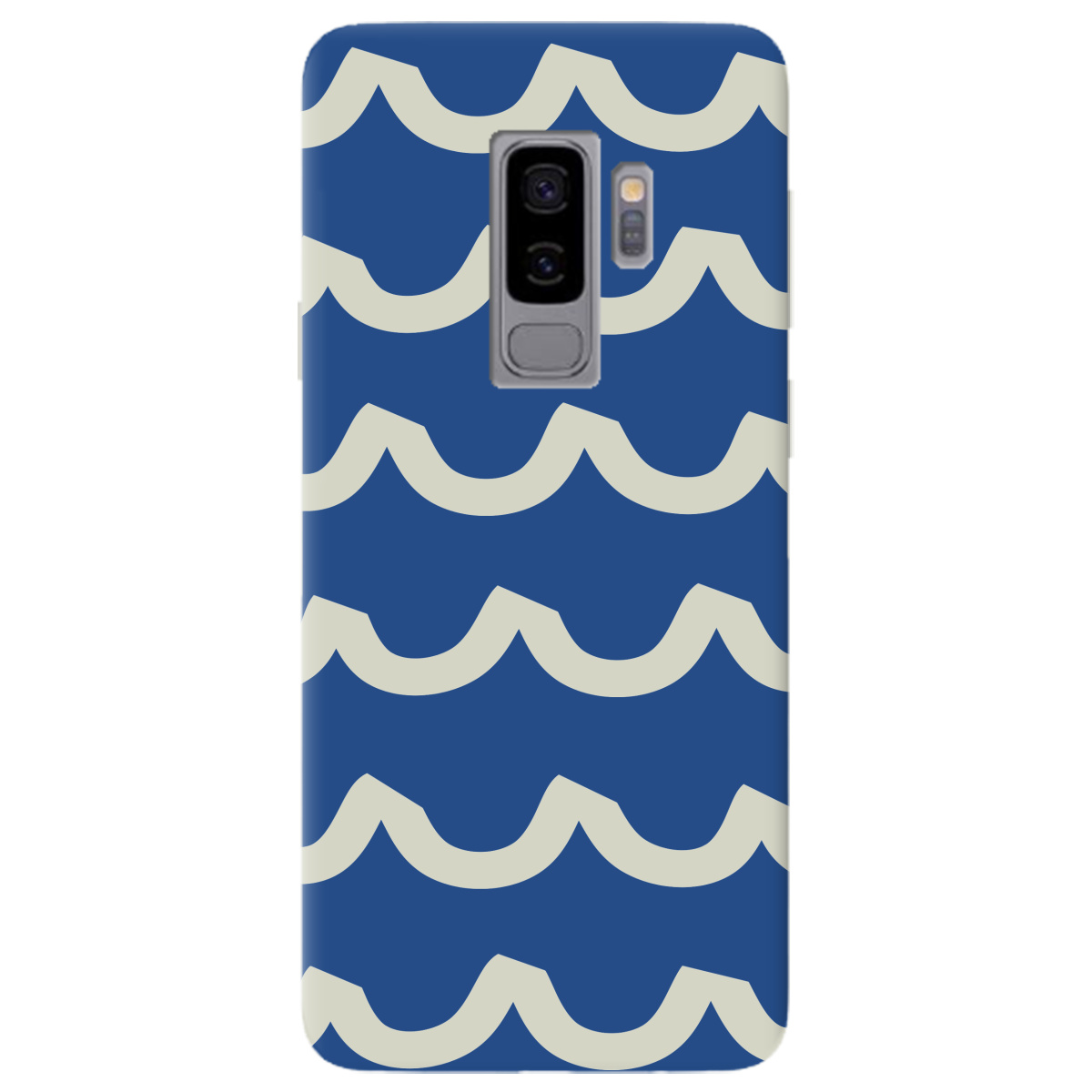 Чохол для Samsung Galaxy S9 Plus напівпрозорий матовий soft touch Контур хвилі - фото 1 Чохол для Samsung Galaxy S9 Plus напівпрозорий матовий soft touch Контур хвилі - фото 1 - Чохли для телефонів