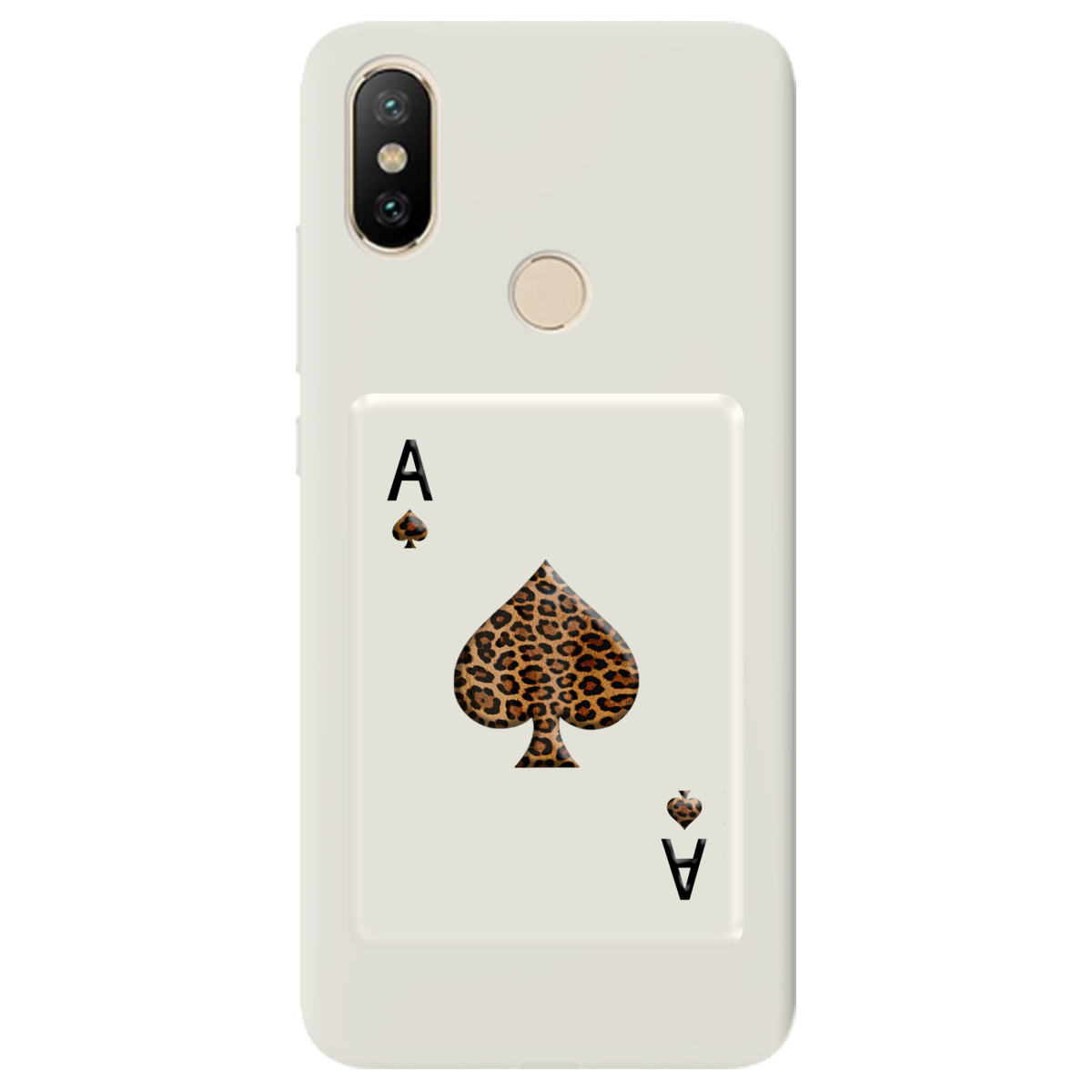 Чохол для Xiaomi Mi A2 Mi 6X напівпрозорий матовий soft touch Карта хижака - фото 1 - Чохли для телефонів