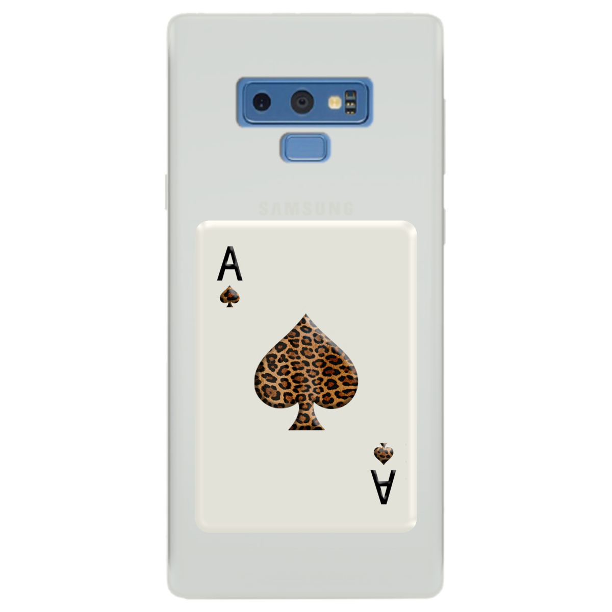 Чехол для Samsung Galaxy Note 9 полупрозрачный матовый soft touch Карта хищника - фото 1 - Чехлы для телефонов