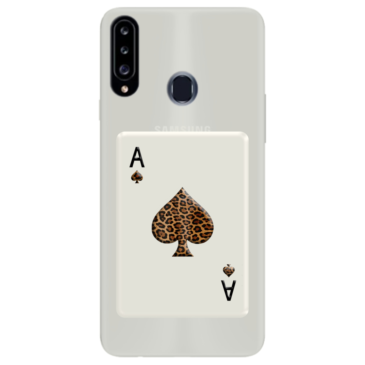 Чохол для Samsung Galaxy A20s напівпрозорий матовий soft touch Карта хижака - фото 1 - Чохли для телефонів