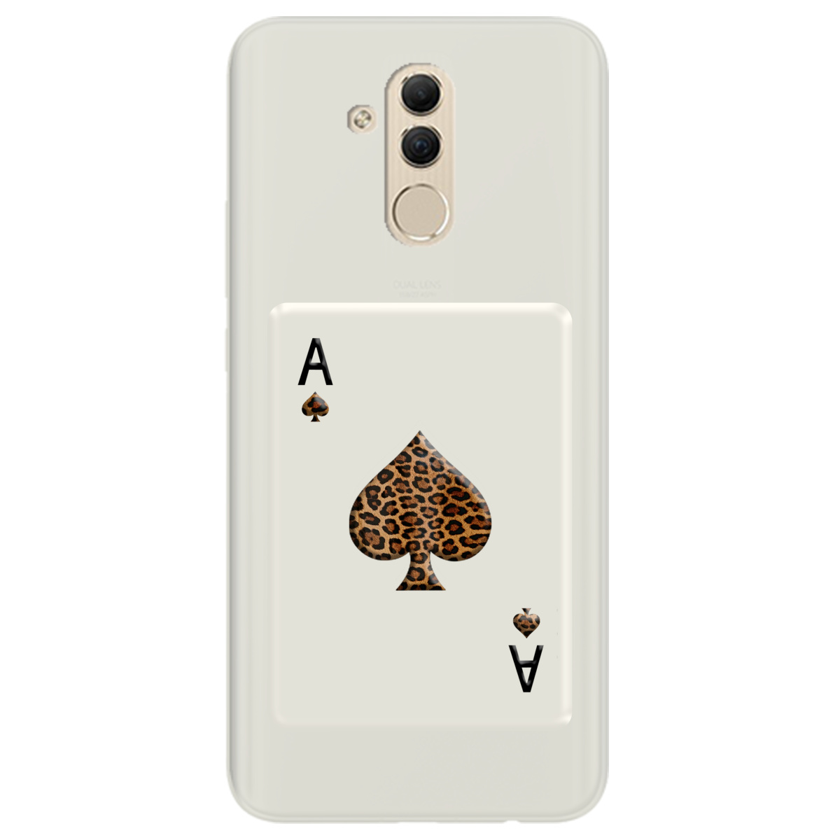 Чохол для Huawei Mate 20 Lite напівпрозорий матовий soft touch Карта хижака - фото 1 - Чохли для телефонів