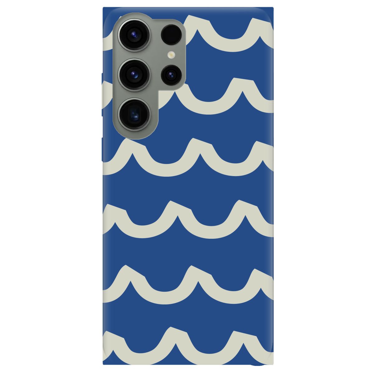 Чохол для Samsung Galaxy S23 Ultra напівпрозорий матовий soft touch Контур хвилі - фото 1 - Чохли для телефонів