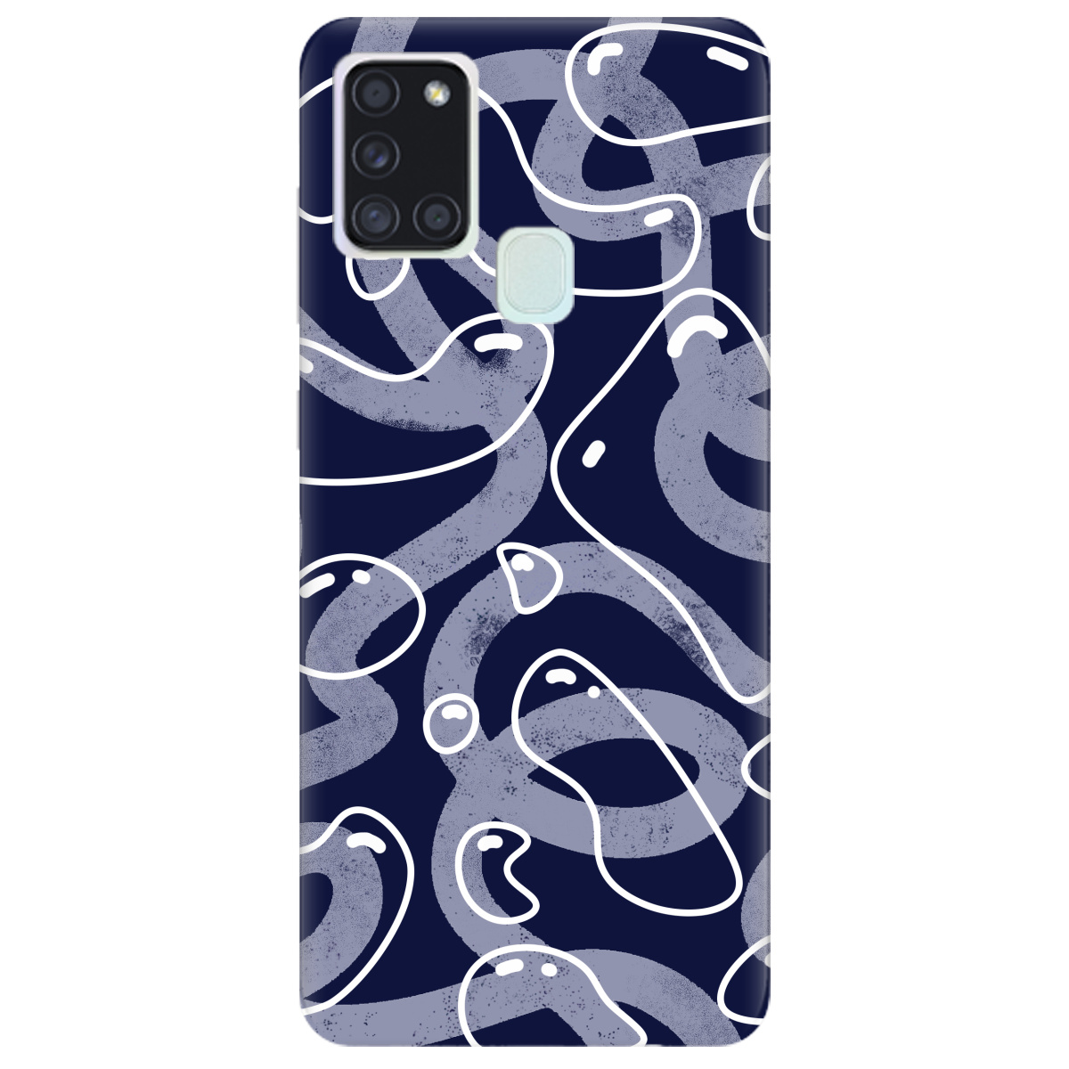 Чохол для Samsung Galaxy A21s Космічні краплі - фото 1 - Чохли для телефонів