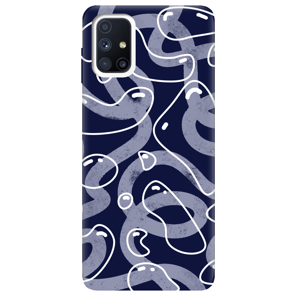 Чехол для Samsung Galaxy M51 Космические капли - фото 1 - Чехлы для телефонов