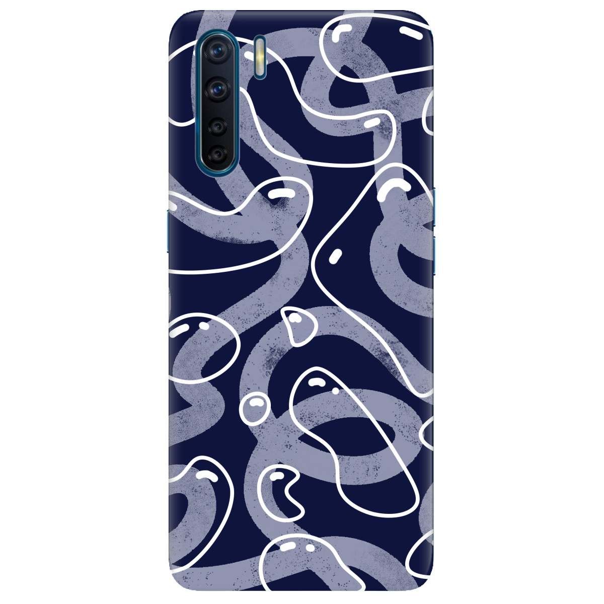 Чехол для Oppo Reno 3 Космические капли - фото 1 - Чехлы для телефонов