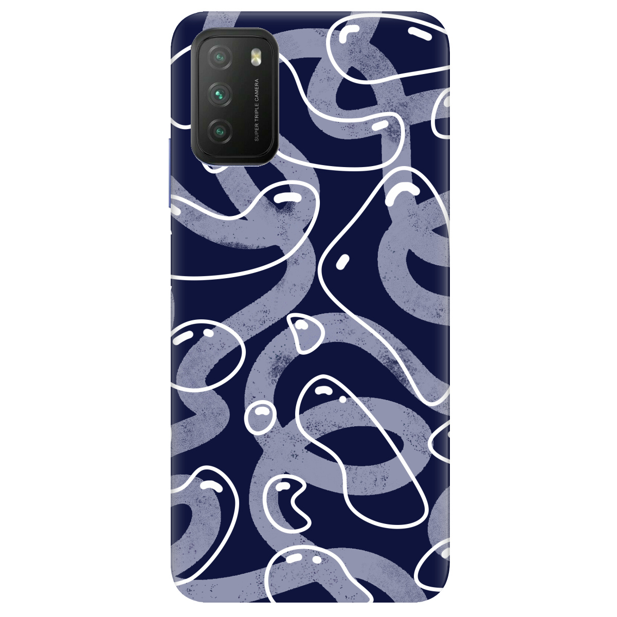 Чохол для Xiaomi Poco M3 Космічні краплі - фото 1 - Чохли для телефонів