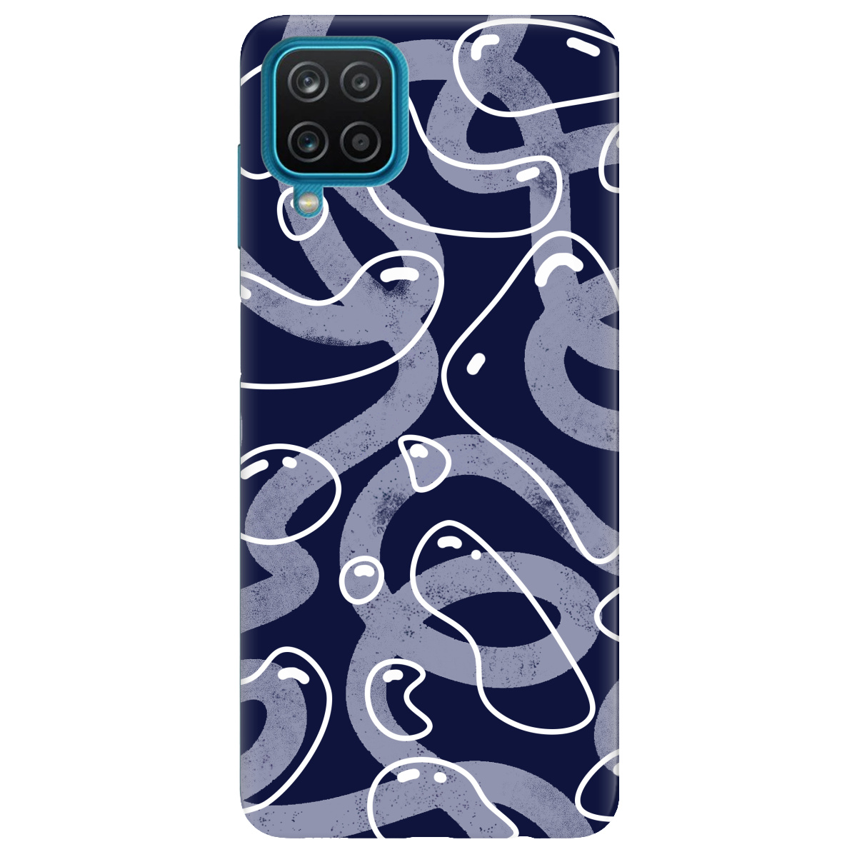 Чехол для Samsung Galaxy A12 4G Космические капли - фото 1 - Чехлы для телефонов