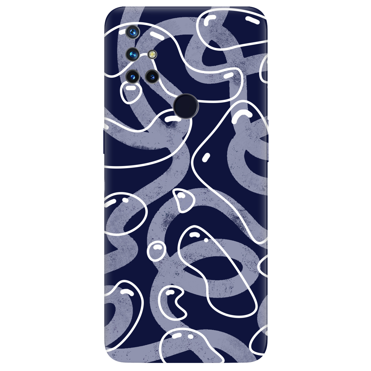 Чехол для OnePlus Nord N10 5G Космические капли - фото 1 - Чехлы для телефонов