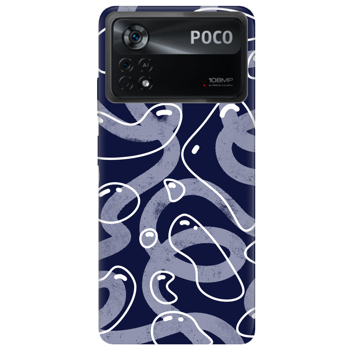 Чехол для Xiaomi Poco X4 Pro 5G Космические капли - фото 1 - Чехлы для телефонов