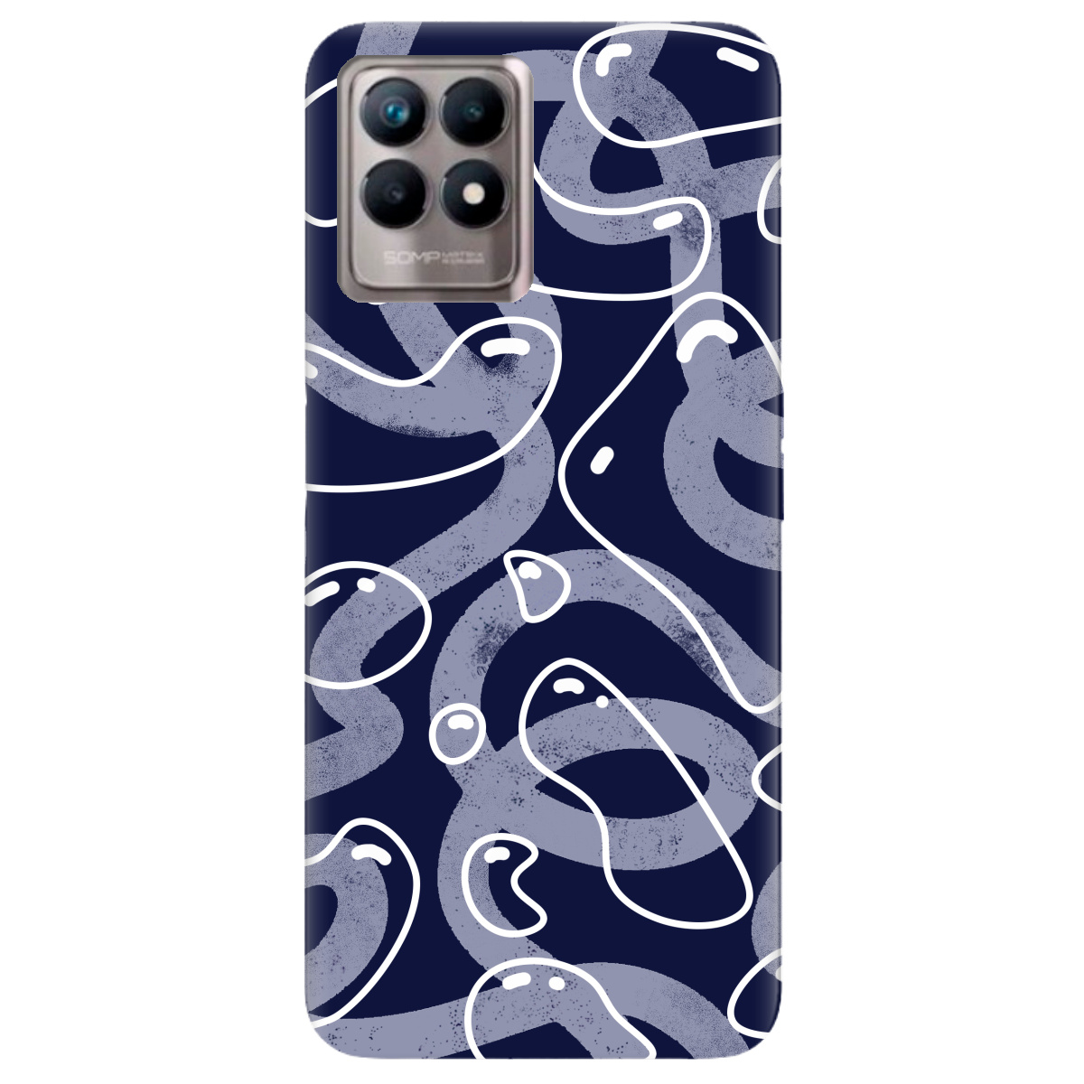 Чехол для Realme 8i Космические капли - фото 1 - Чехлы для телефонов