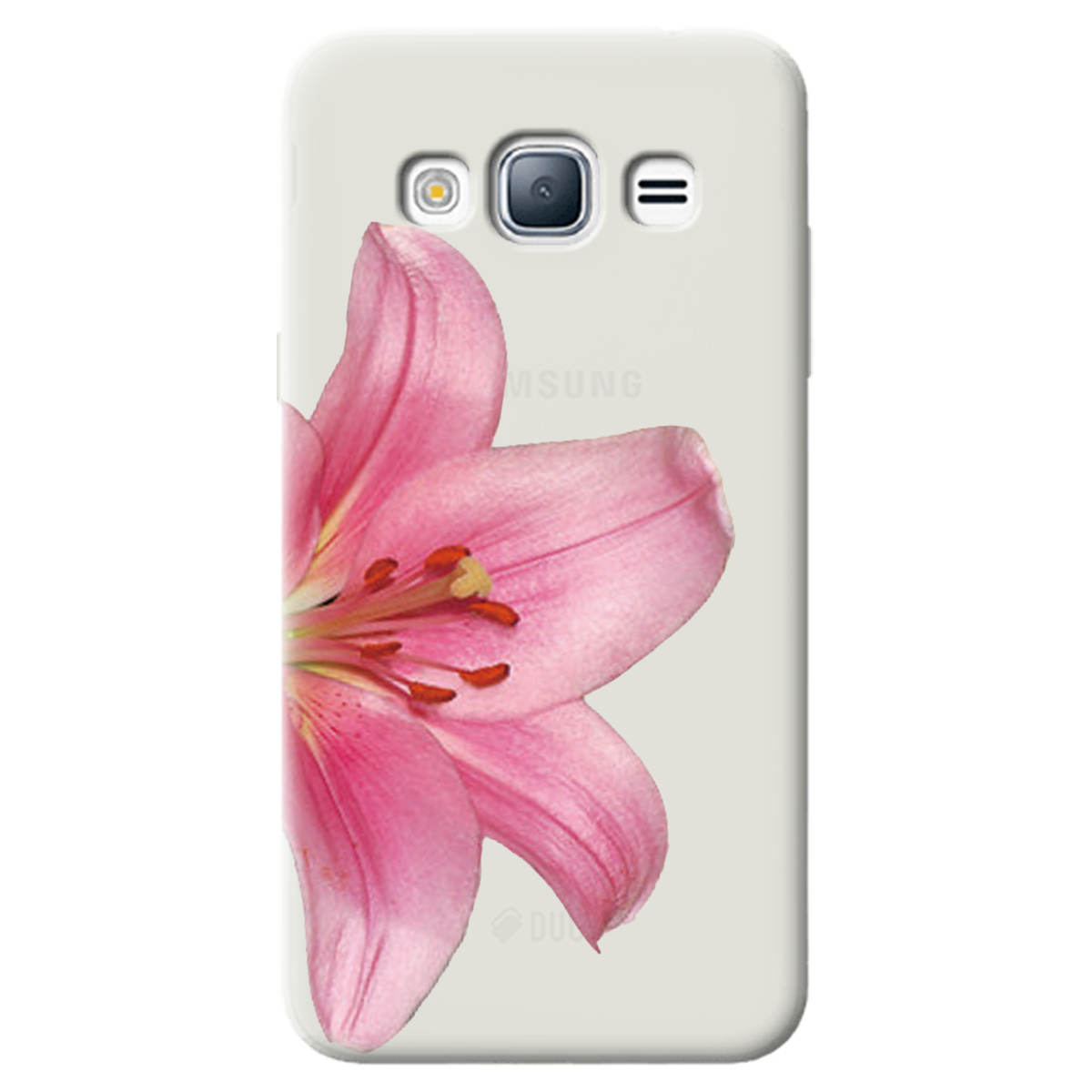 Чехол для Samsung Galaxy J3 2016 полупрозрачный матовый soft touch Магия цветка - фото 1 - Чехлы для телефонов