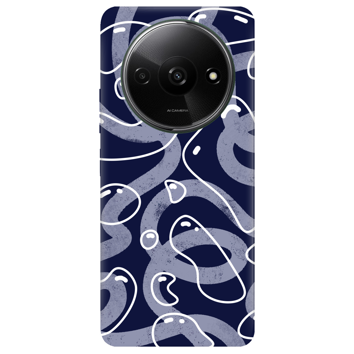 Чехол для Xiaomi Redmi A3 прозрачный Космические капли - фото 1 - Чехлы для телефонов