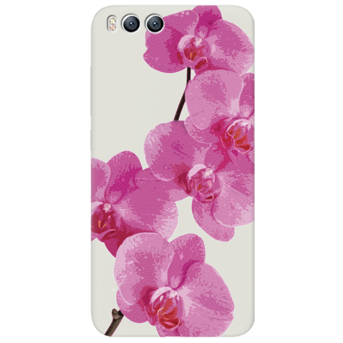 Чехол для Xiaomi Mi 6 полупрозрачный матовый soft touch Розовый шарм - фото 1 - Чехлы для телефонов