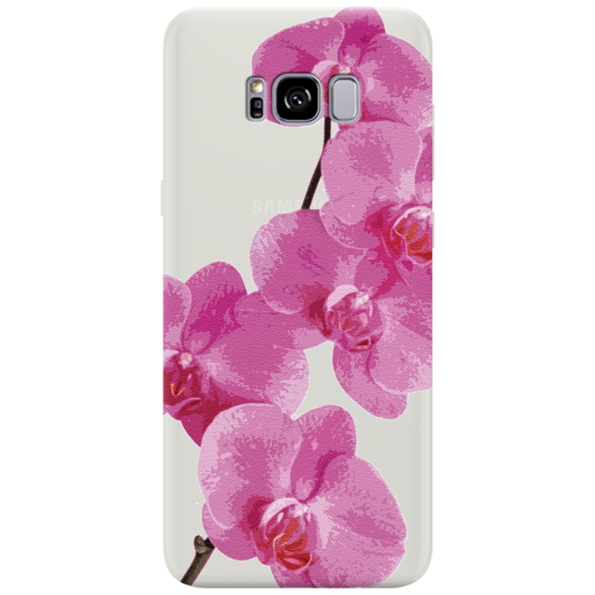 Чохол для Samsung Galaxy S8 Plus напівпрозорий матовий soft touch Рожевий шарм - фото 1 - Чохли для телефонів