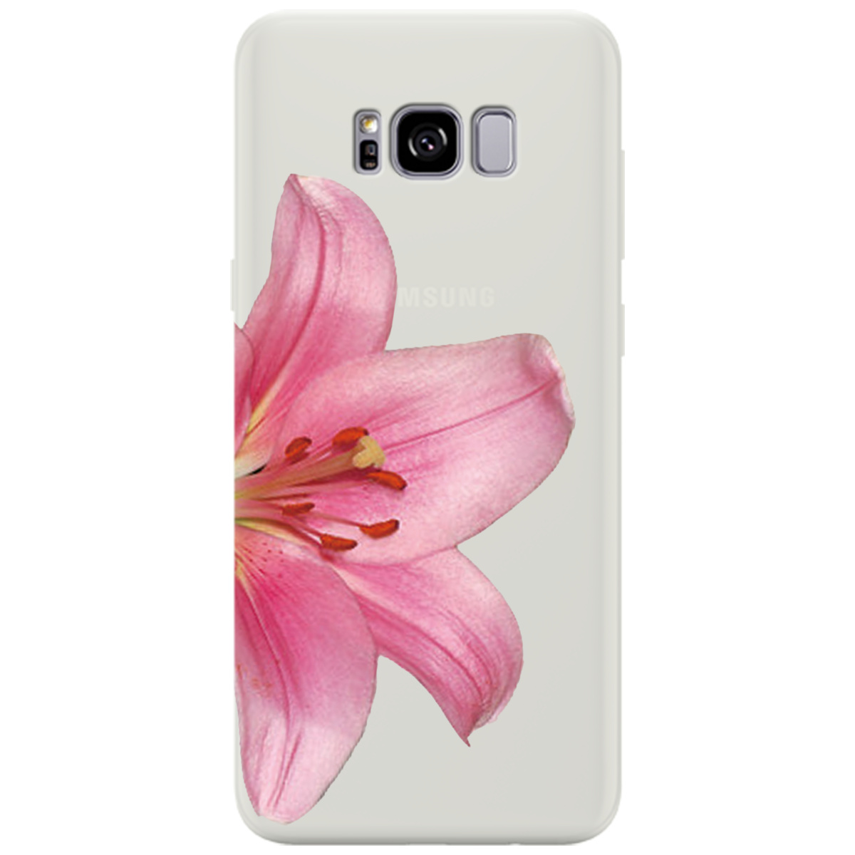 Чехол для Samsung Galaxy S8 Plus полупрозрачный матовый soft touch Магия цветка - фото 1 Чехол для Samsung Galaxy S8 Plus полупрозрачный матовый soft touch Магия цветка - фото 1 - Чехлы для телефонов
