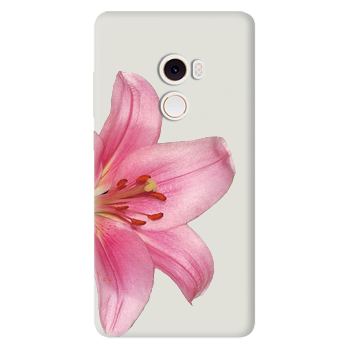 Чохол для Xiaomi Mi Mix 2 напівпрозорий матовий soft touch Магія квітки - фото 1 - Чохли для телефонів