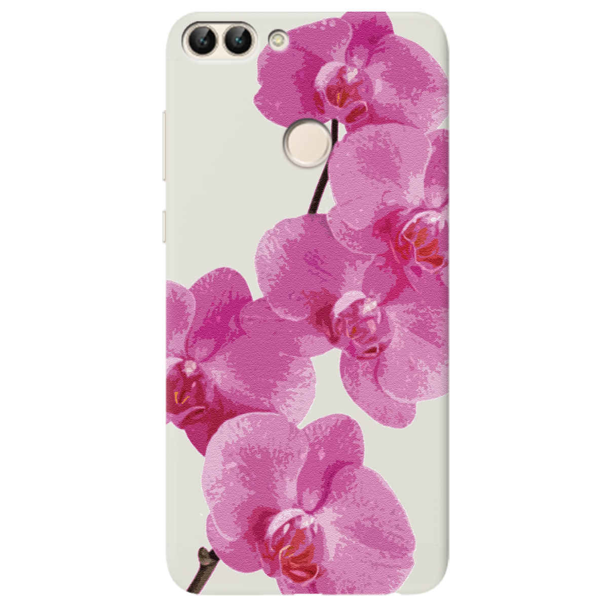 Чехол для Huawei P Smart полупрозрачный матовый soft touch Розовый шарм - фото 1 - Чехлы для телефонов