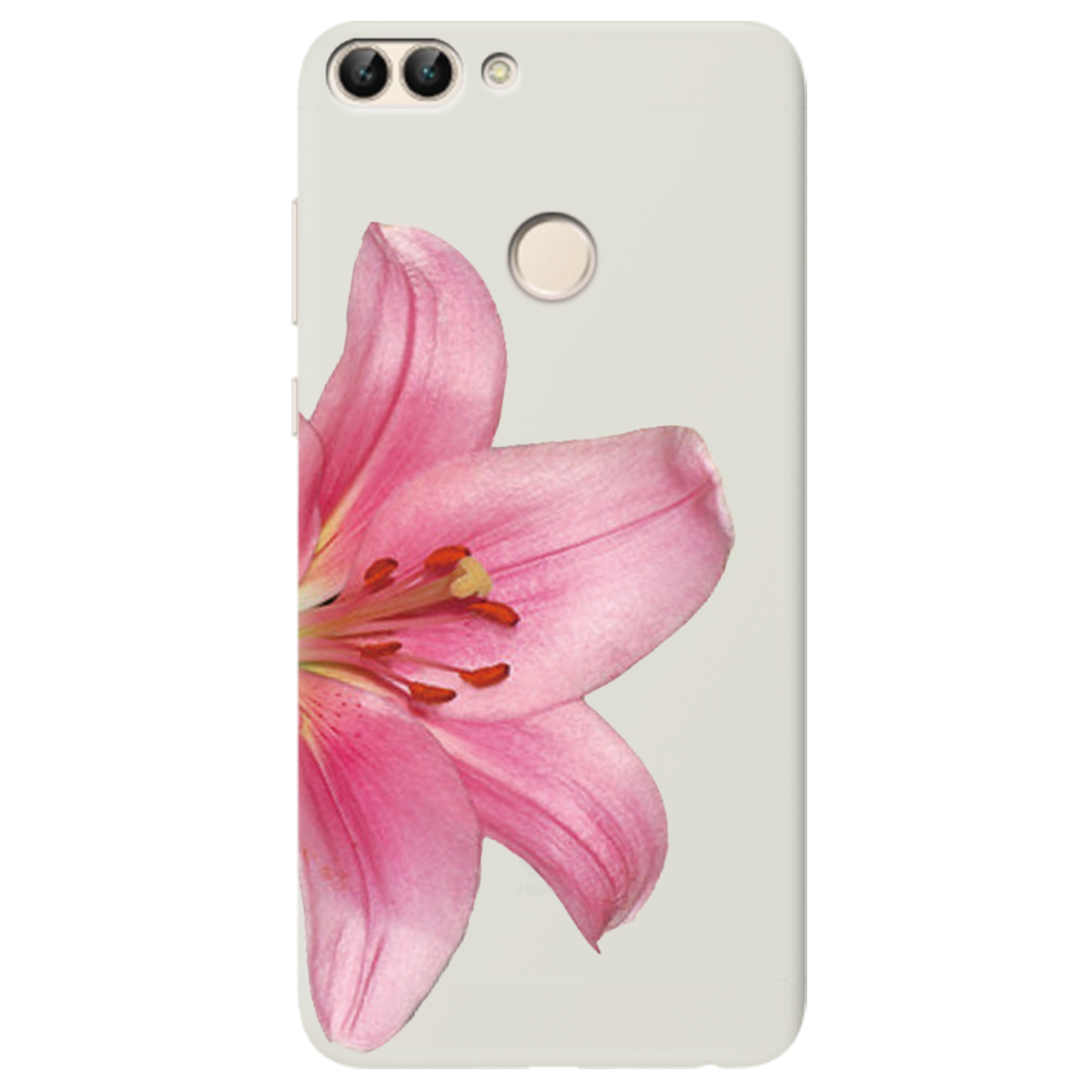 Чехол для Huawei P Smart полупрозрачный матовый soft touch Магия цветка - фото 1 - Чехлы для телефонов