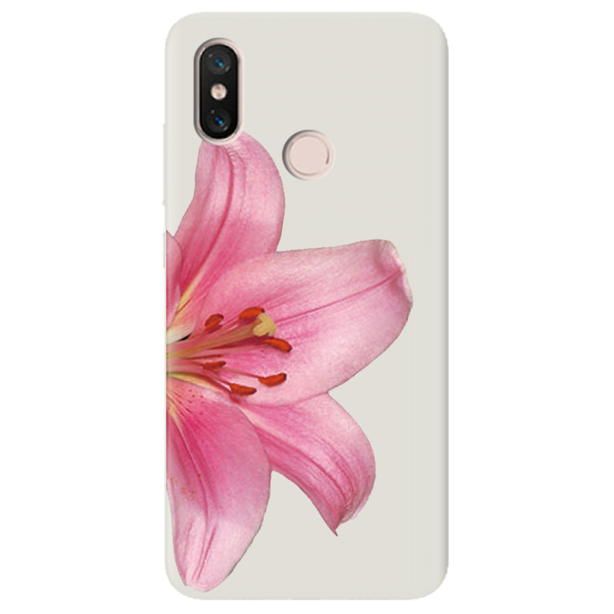 Чохол для Xiaomi Mi 8 напівпрозорий матовий soft touch Магія квітки - фото 1 - Чохли для телефонів