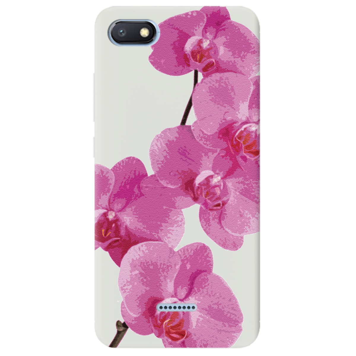 Чехол для Xiaomi Redmi 6A полупрозрачный матовый soft touch Розовый шарм - фото 1 - Чехлы для телефонов