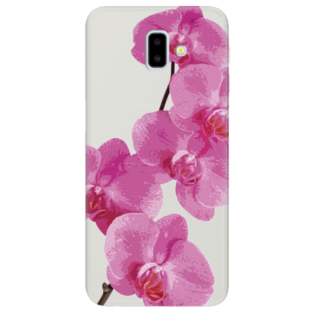 Чохол для Samsung Galaxy J6 Plus 2018 напівпрозорий матовий soft touch Рожевий шарм - фото 1 - Чохли для телефонів